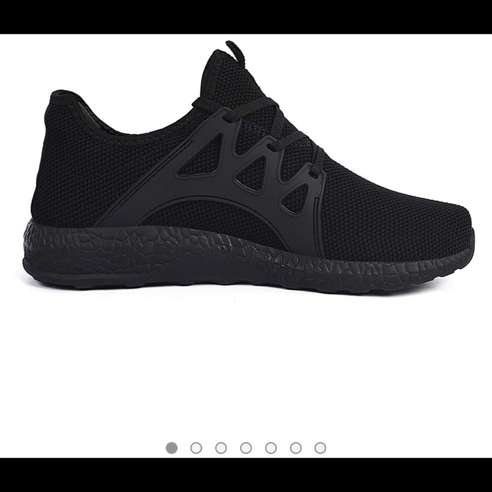 Black non slip sneakers